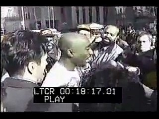 2PAC : interview  outside of the court house (1994 footage)