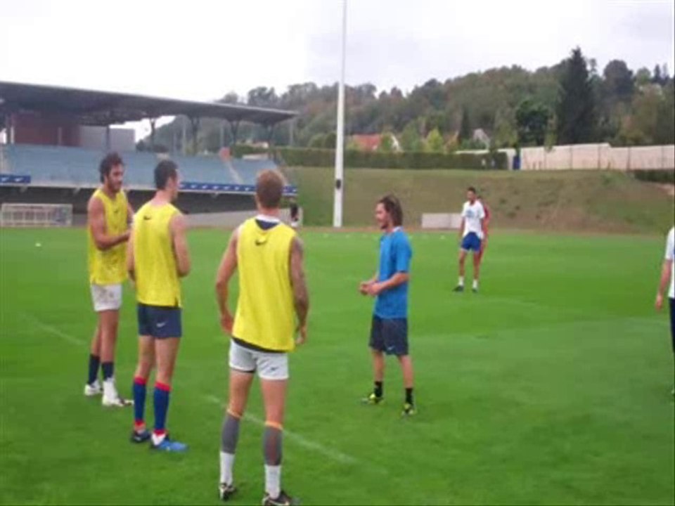 Situation entraînement Rugby à 7 : exercice des lâches