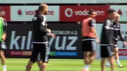 Beşiktaş idmanında gerginlik