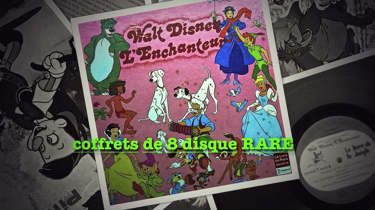coffret 8 disques rare année 70