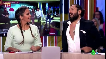 ¿Cómo traduce Rafael Amargo,  Te mueves menos que Quique Peinado en una clase de Zumba