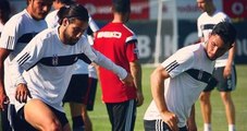 Beşiktaş İdmanında Olcay Şahan - Tolgay Arslan Kavgası
