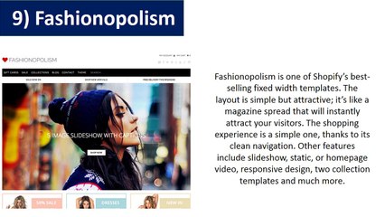 Top 40 Premium Shopify Templates for eCommerce Web Stores