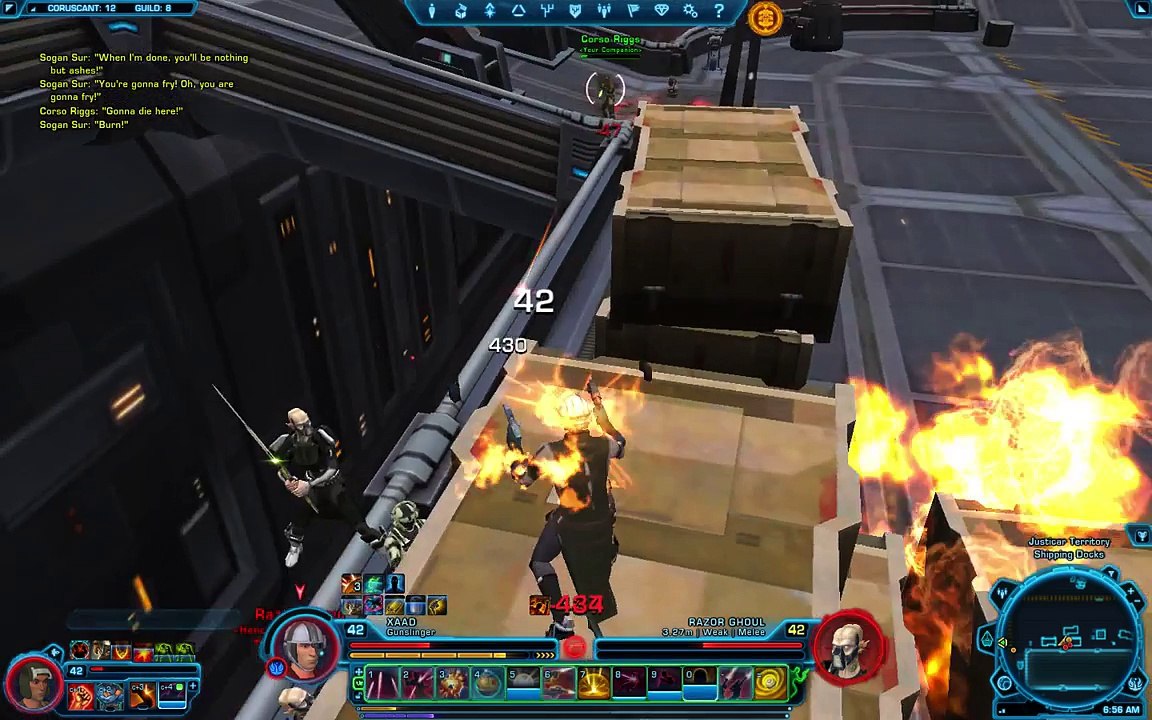 SWTOR - Mid Fall Glitch Death - 551