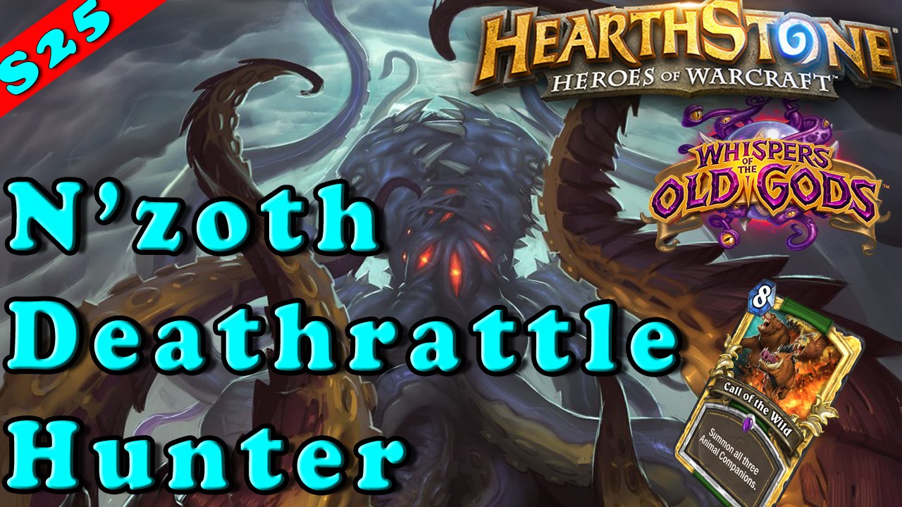Hearthstone | Deathrattle N'Zoth Midrange Hunter Deck & Decklist | Constructed STANDARD | NEW CARDS