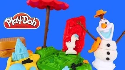 Olaf en la Playa Nuevo Juguete Play Doh  Olaf Picnic Disney Frozen Playa de Plastilina