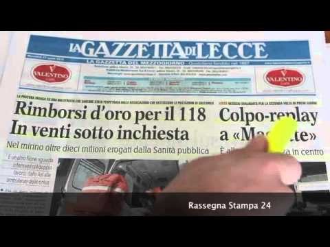 Rassegna Stampa 27 Aprile 2016 a cura della Redazione di Leccenews24