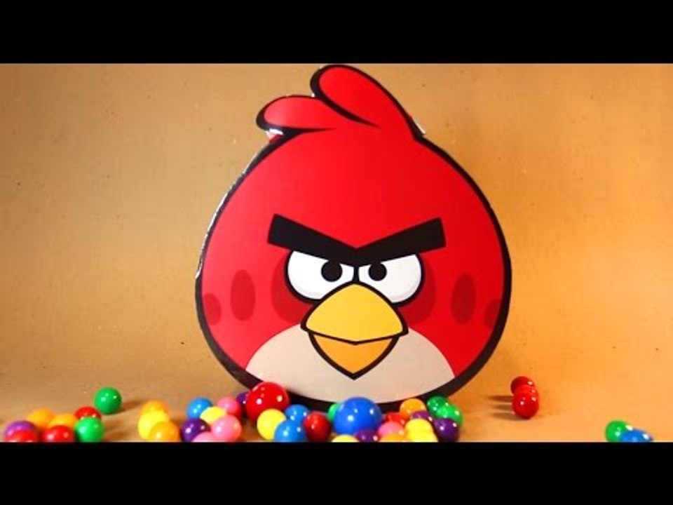 SURPRISE TOY | Angry Birds Surprise Present has Angry birds Valentine's Day card toy inside!