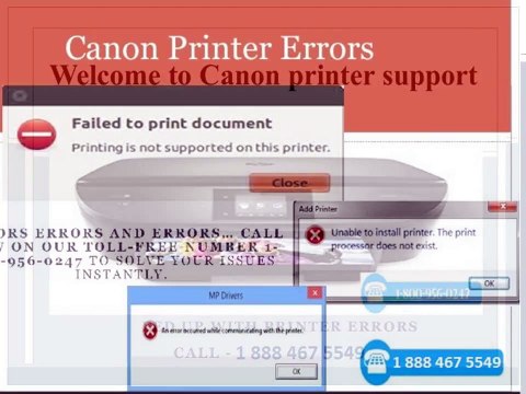 Canon Printer Technical Support Phone 1 888 467 5549 Number