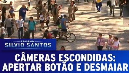 Câmeras Escondidas: Apertar botão e Desmaiar