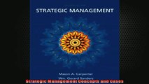 READ book  Strategic Management Concepts and Cases  FREE BOOOK ONLINE