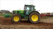 John Deere 6520 cultivating 2012