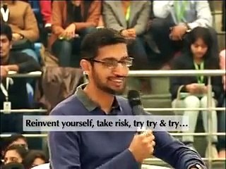 Download Video: Google CEO Sundar Pichai Most Inspirational Speech Ever!!