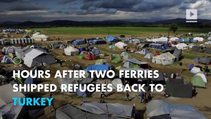 Clashes erupt in Greek migrant camp