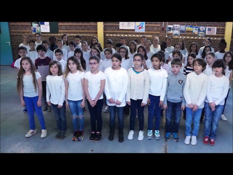 Ecole en choeur, Académie d'Amiens, école primaire Sagebien à Amiens