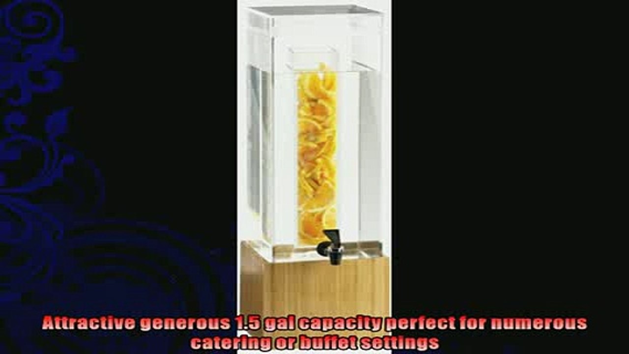 best produk   CalMil 15271INF60 Bamboo 15 Gallon Infusion Beverage Dispenser