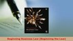 Download  Beginning Business Law Beginning the Law Free Books