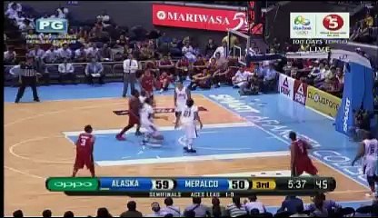 ALASKA VS MERALCO APRIL 27 2016 3RD QUARTER