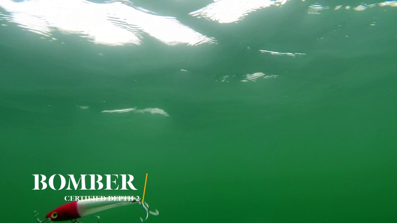 How Lures Swim: Bomber Certified Depth 25