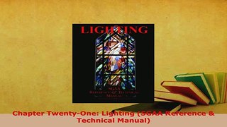 Download  Chapter TwentyOne Lighting SGAA Reference  Technical Manual PDF Online