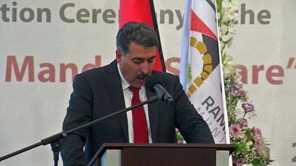 Statue of Nelson Mandela unveiled in a West Bank city