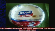 special produk Dixie Heavy Duty Plates 10116 INCHES PACKAGEING VARYS  Case Contains 240 Plates