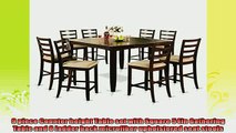 buy now  East West Furniture FAIR9CAPC 9Piece Counter Height Dining Table Set