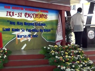 Roilo Golez speech, graduation, San Agustin Elementary School 28 March 2012