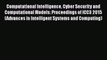 PDF Computational Intelligence Cyber Security and Computational Models: Proceedings of ICC3
