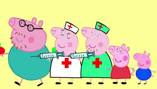 Peppa Pig George Crying Doctors Finger Family Nursery Rhymes Lyrics new ...