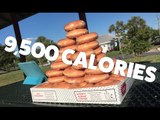 Competitive Eaters Scoffs 50 Krispy Kreme Donuts