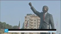 فلسطين: تدشين تمثال لنيلسون مانديلا في رام الله