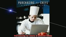 READ book  Purchasing for Chefs A Concise Guide Full Free