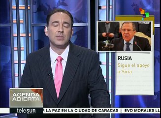 Rusia reitera apoyo a Siria en la lucha anti terrorista