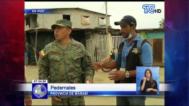 Alimentos se distribuyen de forma ordenada en zonas afectadas por terremoto