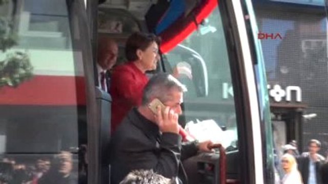 Balıkesir Akşener Balıkesir'de Başbakan Meral Sloganıyla Karşılandı