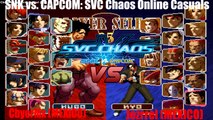 [Fightcade HD] - SNK vs. Capcom: SvC Online Casuals - CbyerMx (Mexico) vs. Jezrrel (Mexico)