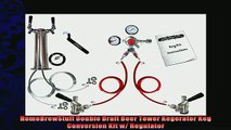 best produk   HomeBrewStuff Double Draft Beer Tower Kegerator Keg Conversion Kit w Regulator