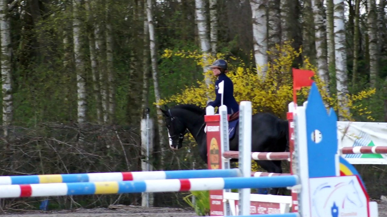 AMBRE D'ELINCOURT en CSO 6 ans à Verquigneul le 5 4 2016