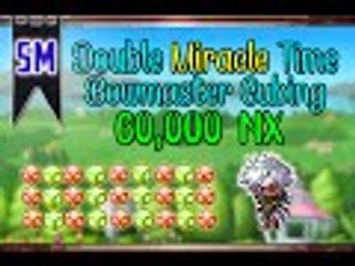 MapleStory - Double Miracle Time: Bowmaster Cubing with 60k NX! [Dec26, 2015]