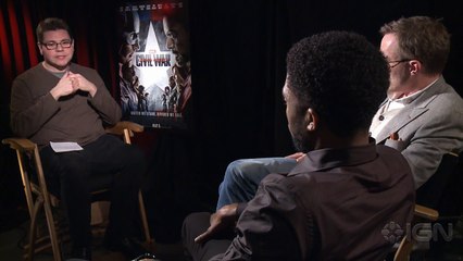 What Black Panther and Vision Think of the Civil War - Chadwick Boseman and Paul Bettany Interview