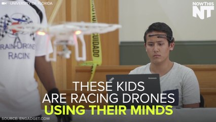 First Ever Brain-Controlled Drone Race