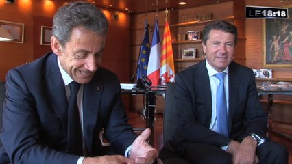 Le 18:18 : à Marseille, Nicolas Sarkozy "pas candidat" mais en campagne