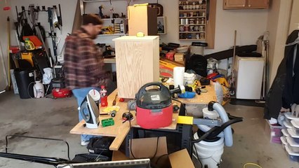 Sanding The Bedside Table