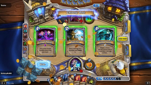 Hearthstone - Tavern Brawl -Raven Idol- Match #4 - Mage vs Rogue