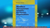 FREE DOWNLOAD  Workflow Management Systems for Process Organisations  FREE BOOOK ONLINE