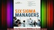 Downlaod Full PDF Free  Six Sigma For Managers Briefcase Books Series Free Online