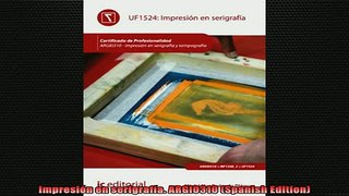 Downlaod Full PDF Free  Impresión en serigrafía ARGI0310 Spanish Edition Full EBook