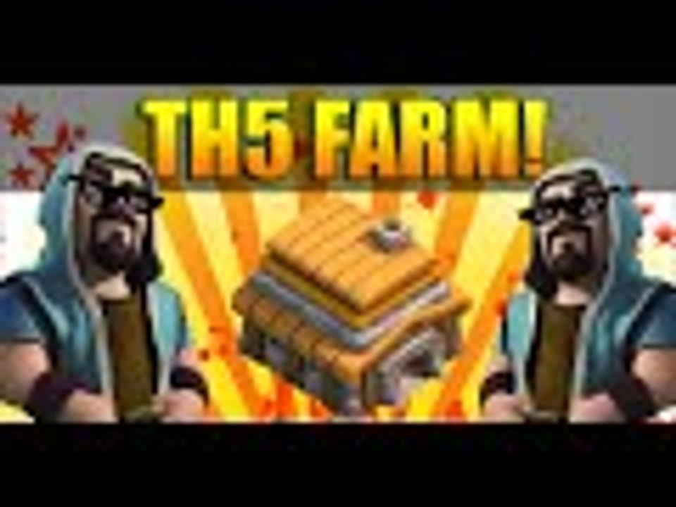 Clash Of Clans - New update - NEW TOWN HALL 5 TH 5 WAR FARMING BASE ANTI GIANT WIZARD HEALER