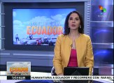 Ecuador: llegan a Manta dos aviones de Bolivia con ayuda humanitaria